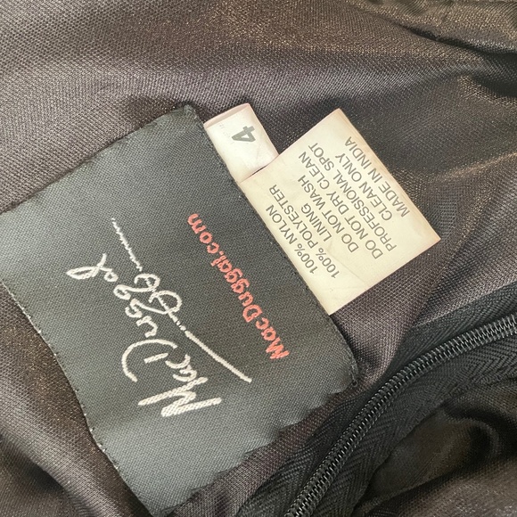 Mac Duggal 4112 Black Sequin Halter Open Back Dress - Picture 7 of 9